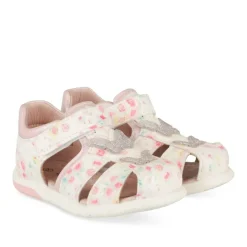 Sandales Sandales ROSE Fille Motif Fleuri Scratch
