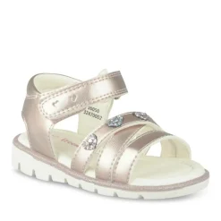 Sandales Sandales ROSE Fille Motif Coeurs Scratch