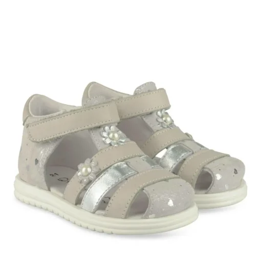 Sandales Sandales ROSE Fille CUIR Motif Uni Scratch