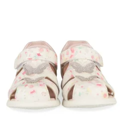 Sandales Sandales ROSE Fille Motif Fleuri Scratch