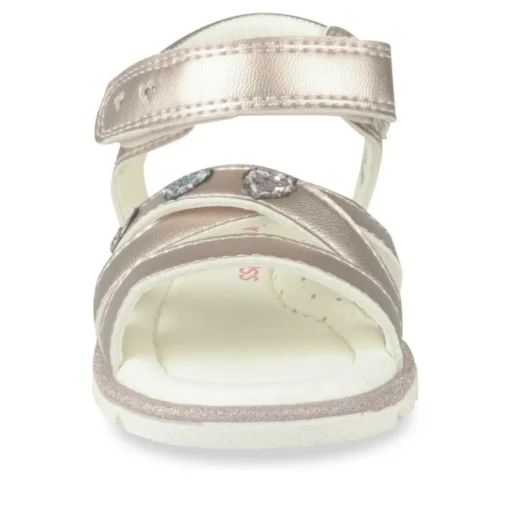 Sandales Sandales ROSE Fille Motif Coeurs Scratch