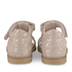 Sandales Sandales ROSE Fille CUIR Motif Iridescent Scratch