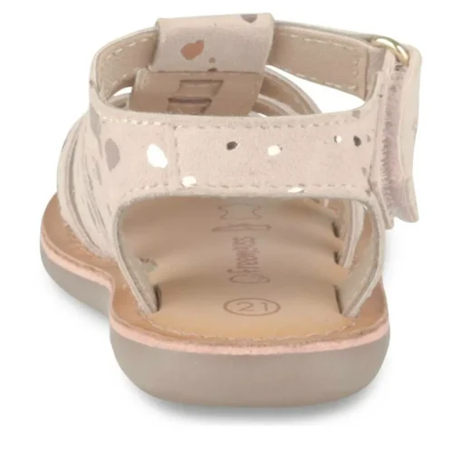 Sandales Sandales ROSE Fille CUIR Motif Uni Scratch