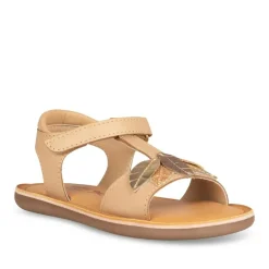 Sandales Sandales ROSE PALE Fille CUIR Motif Uni Scratch