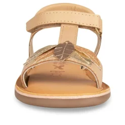Sandales Sandales ROSE PALE Fille CUIR Motif Uni Scratch