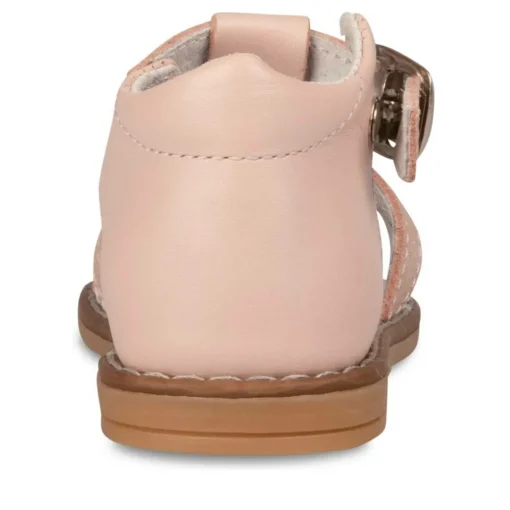 Sandales Sandales ROUGE Fille CUIR Boucle