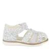 Sandales Sandales VIOLET Fille Motif Fleuri Scratch