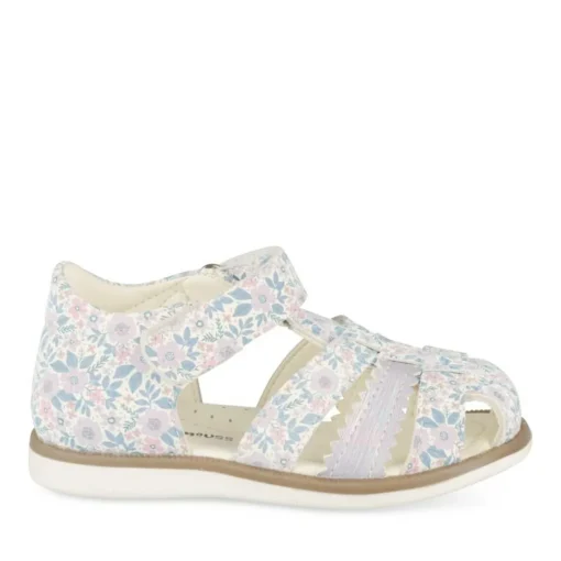 Sandales Sandales VIOLET Fille Motif Fleuri Scratch