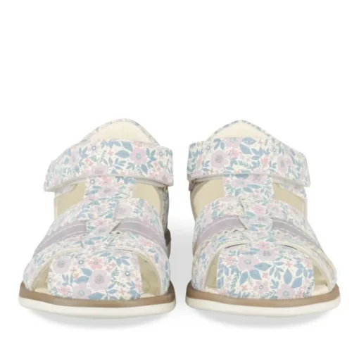 Sandales Sandales VIOLET Fille Motif Fleuri Scratch