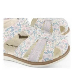 Sandales Sandales VIOLET Fille Motif Fleuri Scratch