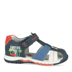 Sandales Sport BLANC Garçon Motif Animal Scratch