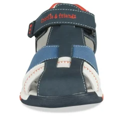 Sandales Sport BLANC Garçon Motif Animal Scratch