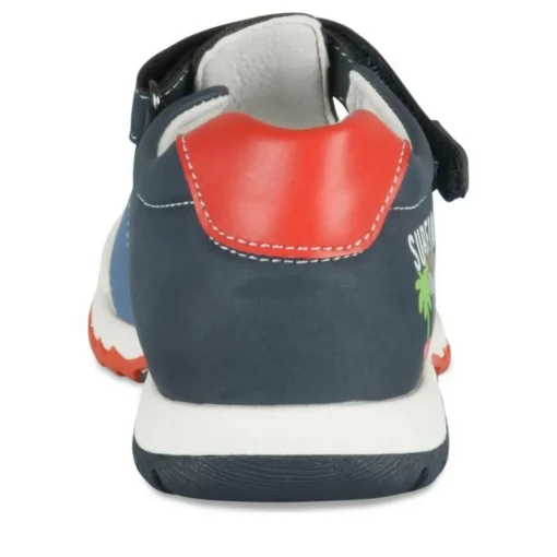 Sandales Sport BLANC Garçon Motif Animal Scratch