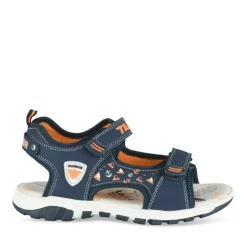 Sandales Sport BLEU Garçon Motif Multicolore Scratch