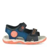 Sandales Sport BLEU Garçon Motif Multicolore Scratch