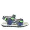 Sandales Sport BLEU Garçon Motif Multicolore Scratch