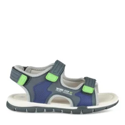Sandales Sport BLEU Garçon Motif Multicolore Scratch