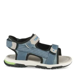 Sandales Sport BLEU Garçon Motif Multicolore Scratch
