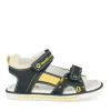 Sandales Sport BLEU Garçon Motif Multicolore Scratch