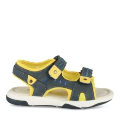 Sandales Sport BLEU Garçon Motif Multicolore Scratch