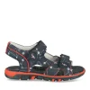 Sandales Sport BLEU Garçon Motif Multicolore Scratch