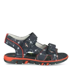 Sandales Sport BLEU Garçon Motif Multicolore Scratch