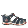 Sandales Sport BLEU Garçon Motif Multicolore Scratch