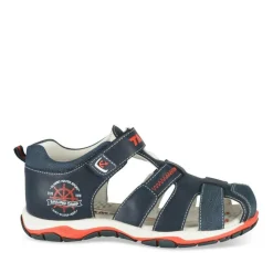Sandales Sport BLEU Garçon Motif Multicolore Scratch