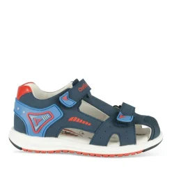 Sandales Sport BLEU Garçon Motif Multicolore Scratch