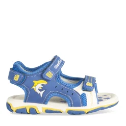 Sandales Sport BLEU Garçon Motif Animal Scratch