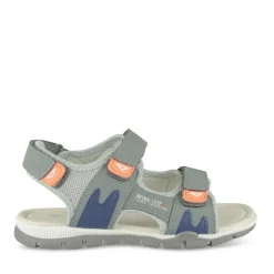 Sandales Sport BLEU Garçon Motif Uni Scratch