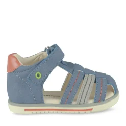 Sandales Sport BLEU Garçon Motif Multicolore Scratch