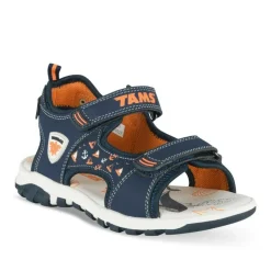 Sandales Sport BLEU Garçon Motif Multicolore Scratch