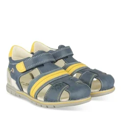 Sandales Sport BLEU Garçon Motif Multicolore Scratch