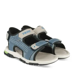 Sandales Sport BLEU Garçon Motif Multicolore Scratch