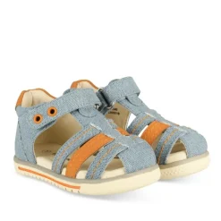 Sandales Sport BLEU Garçon Motif Multicolore Scratch