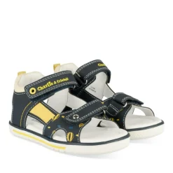 Sandales Sport BLEU Garçon Motif Multicolore Scratch