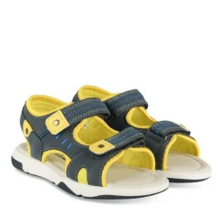 Sandales Sport BLEU Garçon Motif Multicolore Scratch