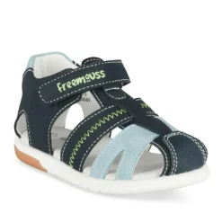 Sandales Sport BLEU Garçon Motif Multicolore Scratch