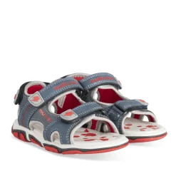 Sandales Sport BLEU Garçon Motif Uni Scratch