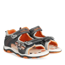 Sandales Sport BLEU Garçon Motif Multicolore Scratch