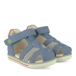 Sandales Sport BLEU Garçon Motif Multicolore Scratch