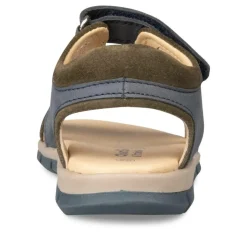 Sandales Sport BLEU Garçon CUIR Scratch