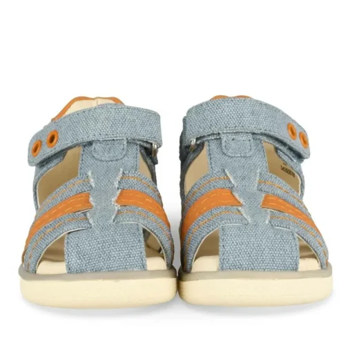 Sandales Sport BLEU Garçon Motif Multicolore Scratch
