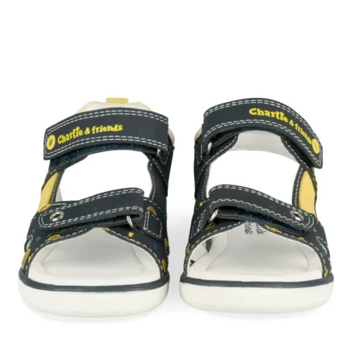 Sandales Sport BLEU Garçon Motif Multicolore Scratch