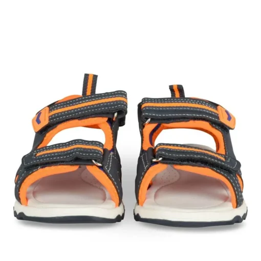 Sandales Sport BLEU Garçon Motif Multicolore Scratch