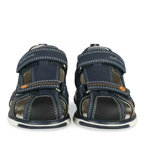 Sandales Sport BLEU Garçon Motif Animal Scratch
