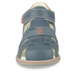 Sandales Sport BLEU Garçon Motif Uni Scratch
