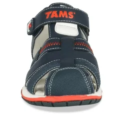 Sandales Sport BLEU Garçon Motif Multicolore Scratch