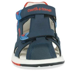 Sandales Sport BLEU Garçon Motif Multicolore Scratch